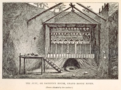 The Juju, or Sacrifice House, Grand Bonny River, from 